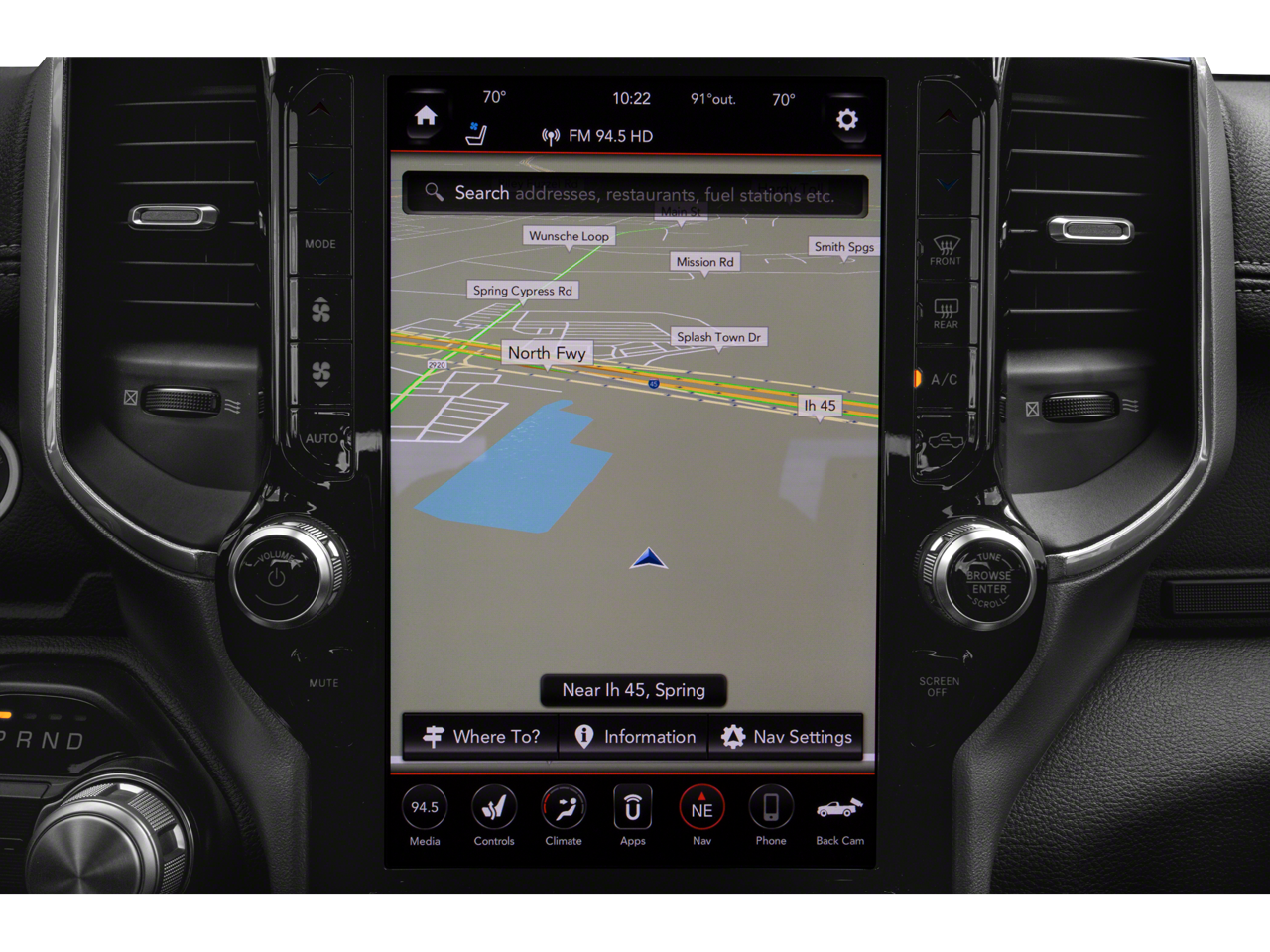 2019 RAM 1500 Laramie Crew Cab 4x4 5'7' Box