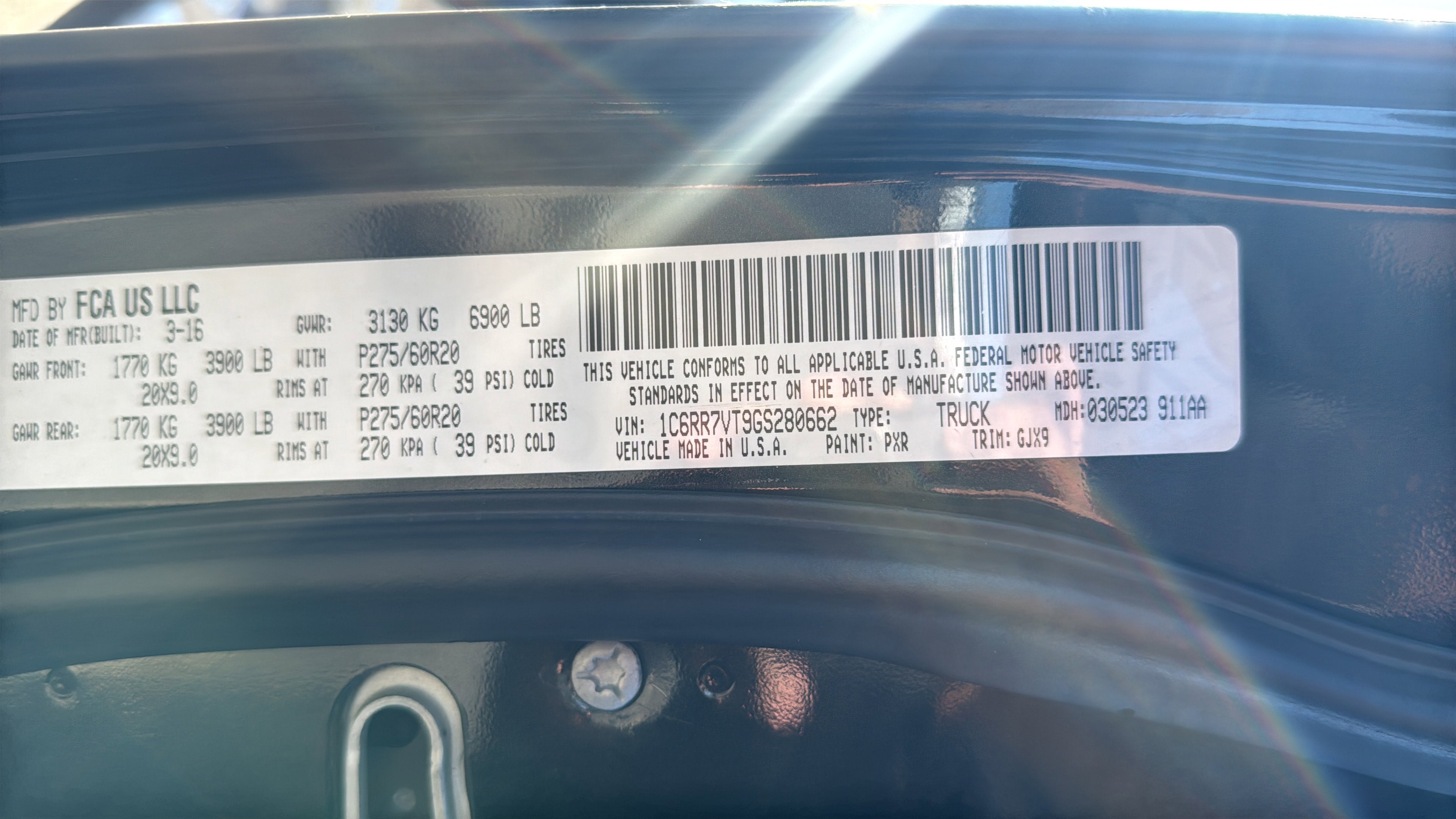 2016 RAM 1500 Laramie