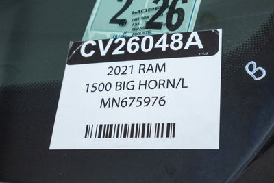 2021 RAM 1500 Big Horn Crew Cab 4x4 5'7' Box