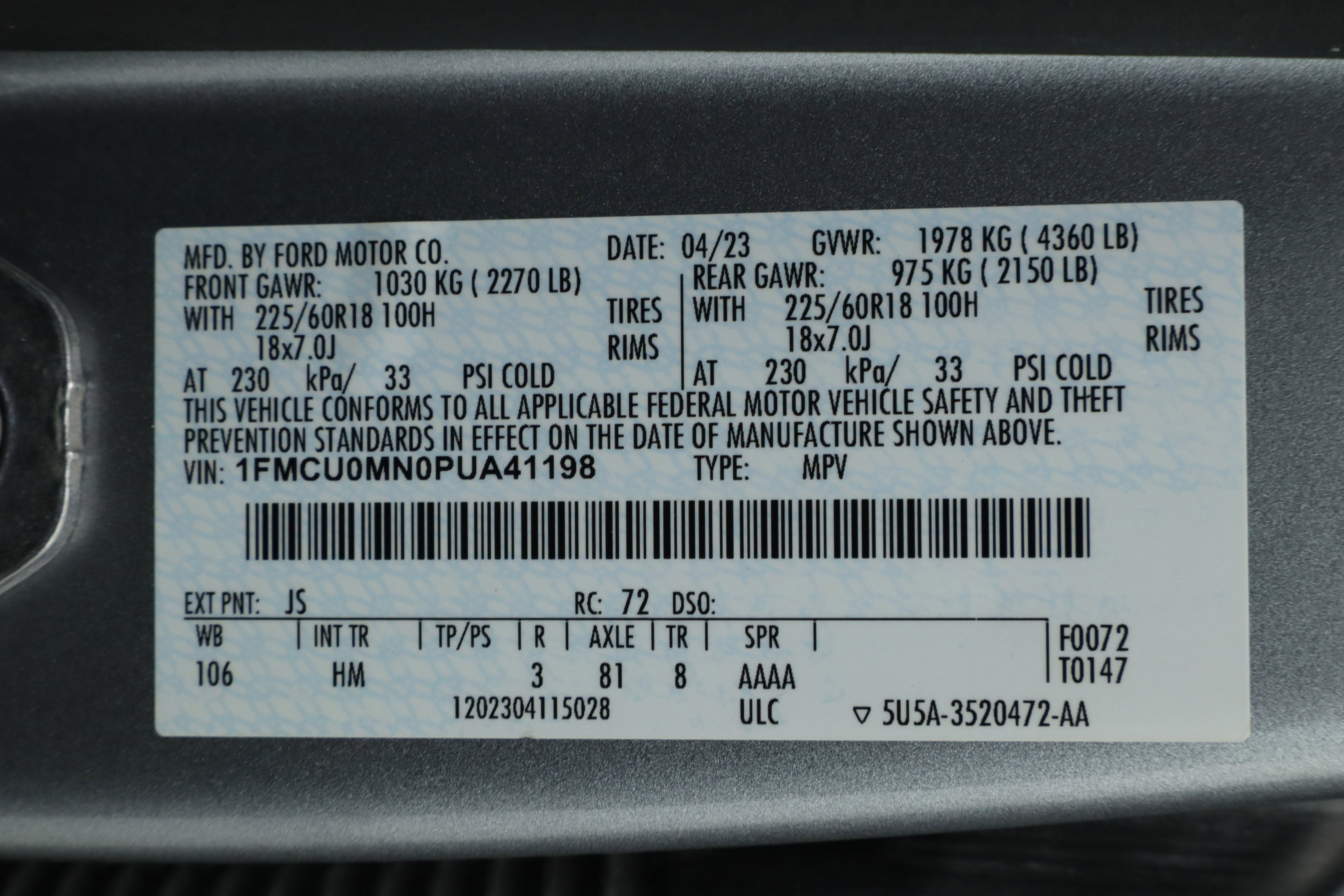 2023 Ford Escape ST-Line