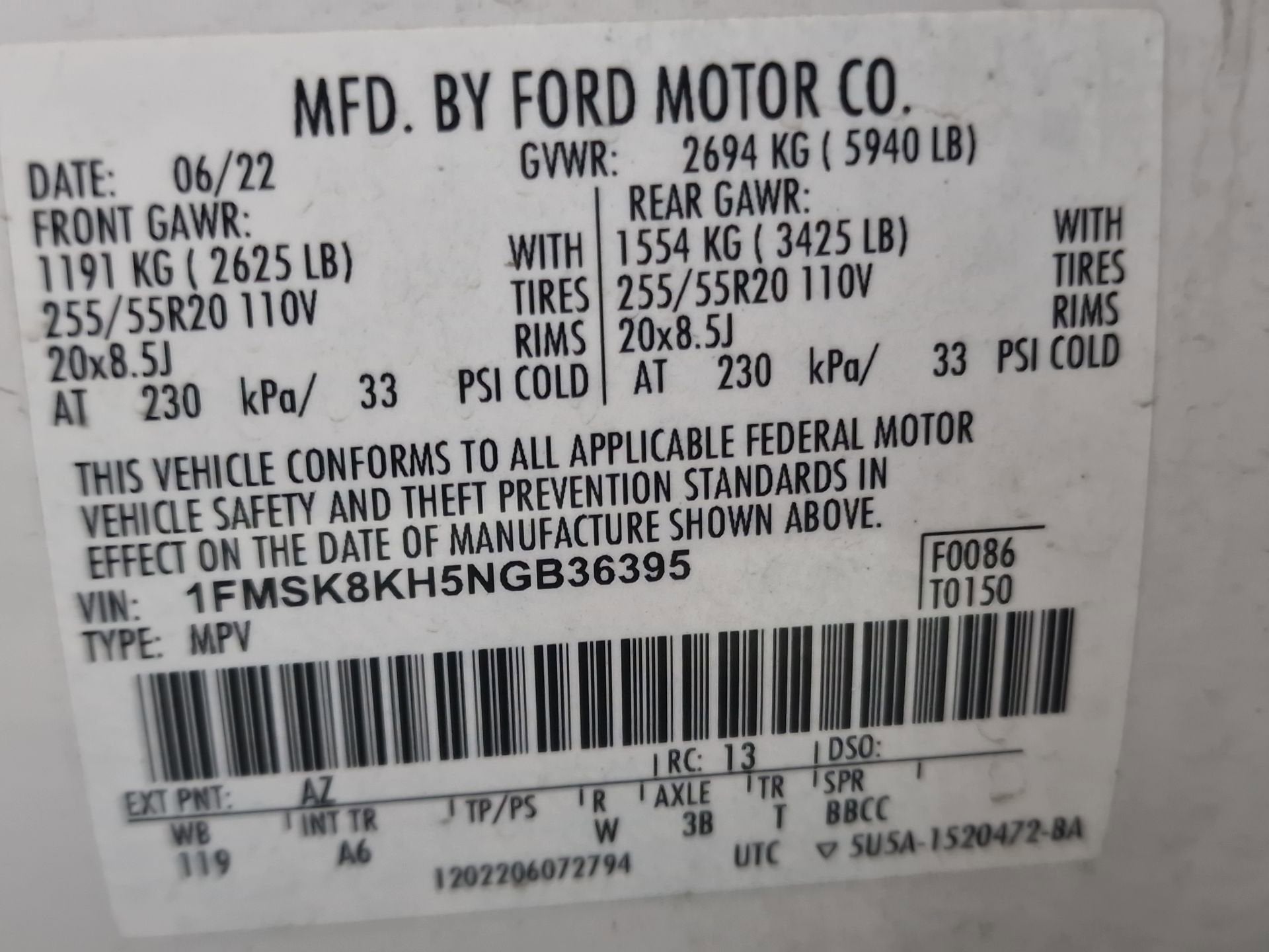 2022 Ford Explorer ST-Line