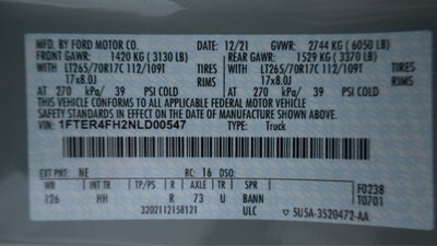 2022 Ford Ranger LARIAT