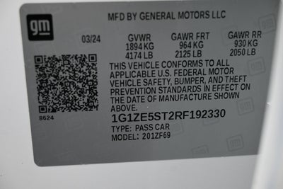 2024 Chevrolet Malibu FWD 2LT