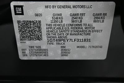 2020 GMC Sierra 2500HD 4WD Crew Cab Standard Bed AT4