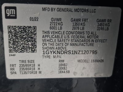 2022 Cadillac XT5 AWD Premium Luxury