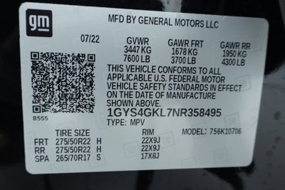 2022 Cadillac Escalade 4WD Sport Platinum