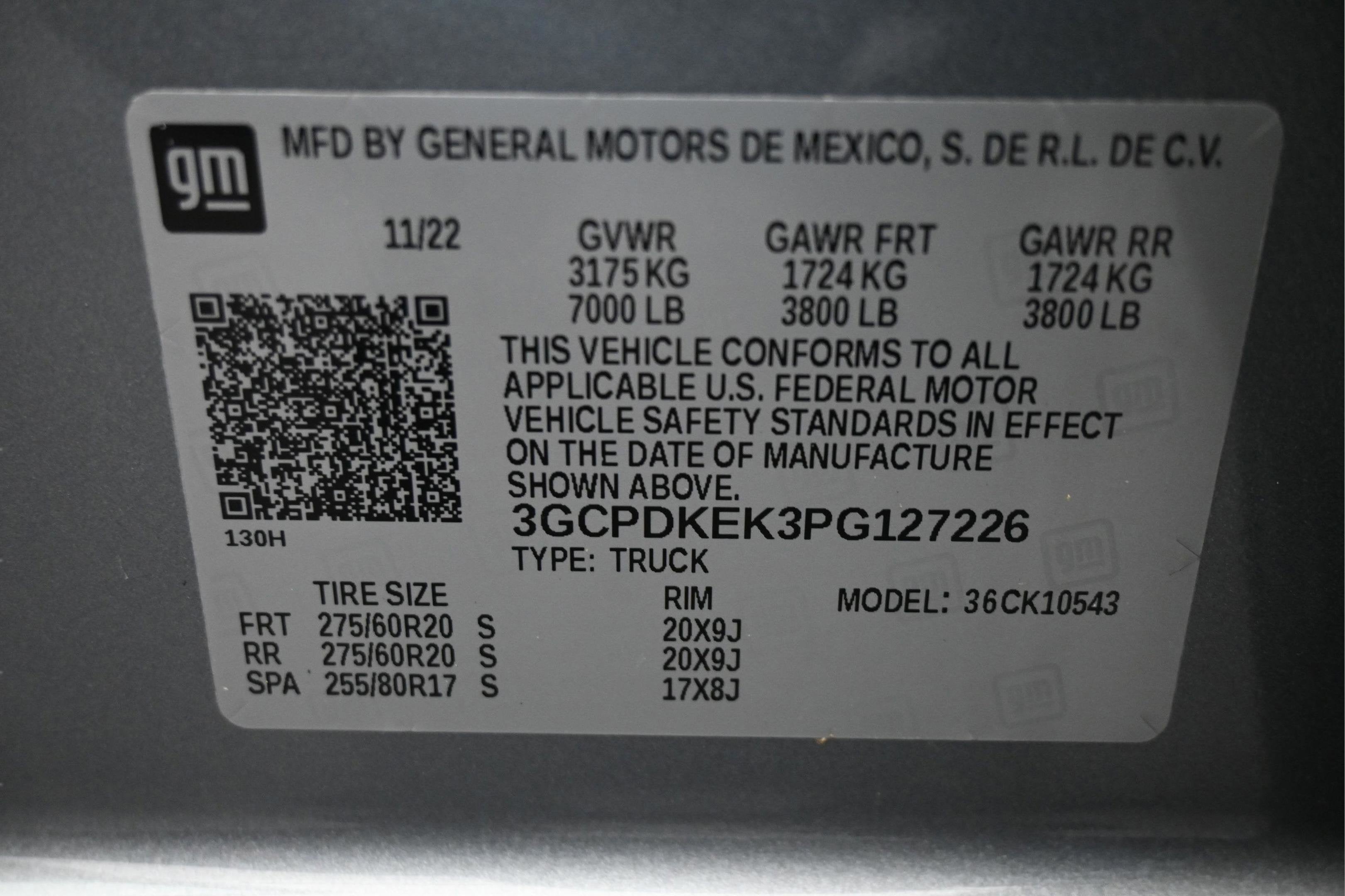 2023 Chevrolet Silverado 1500 4WD Crew Cab Short Bed LT with 2FL