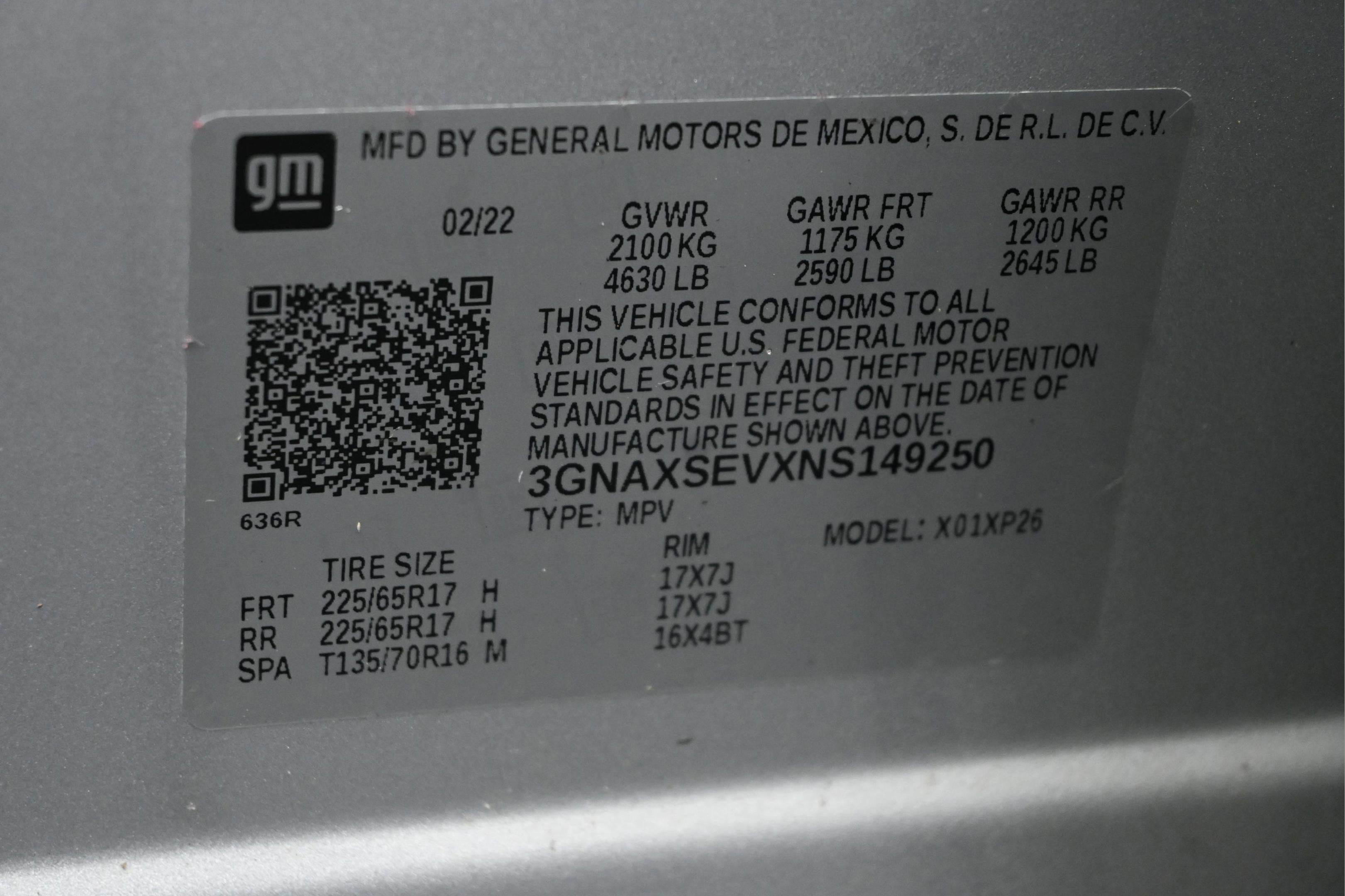 2022 Chevrolet Equinox AWD LS