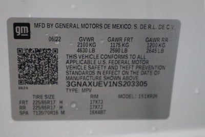 2022 Chevrolet Equinox AWD LT