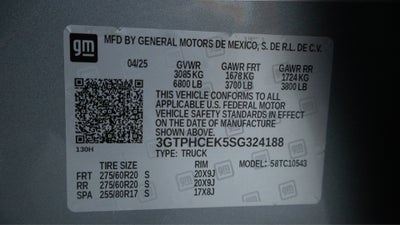 2025 GMC Sierra 1500 2WD Crew Cab Short Box Elevation