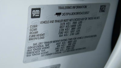 2024 GMC Sierra 1500 4WD Crew Cab Short Box Elevation with 3VL