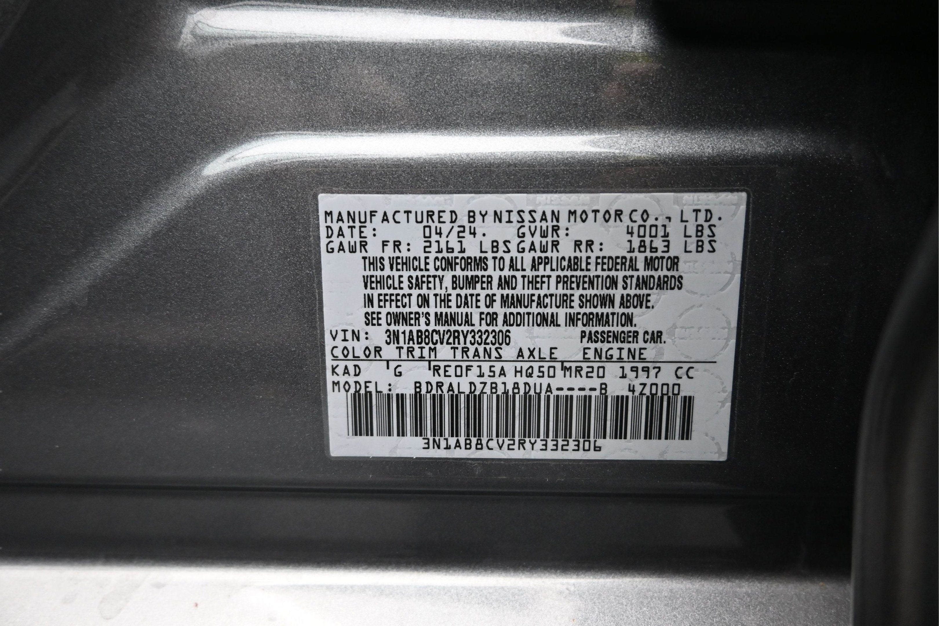 2024 Nissan Sentra SV Xtronic CVT