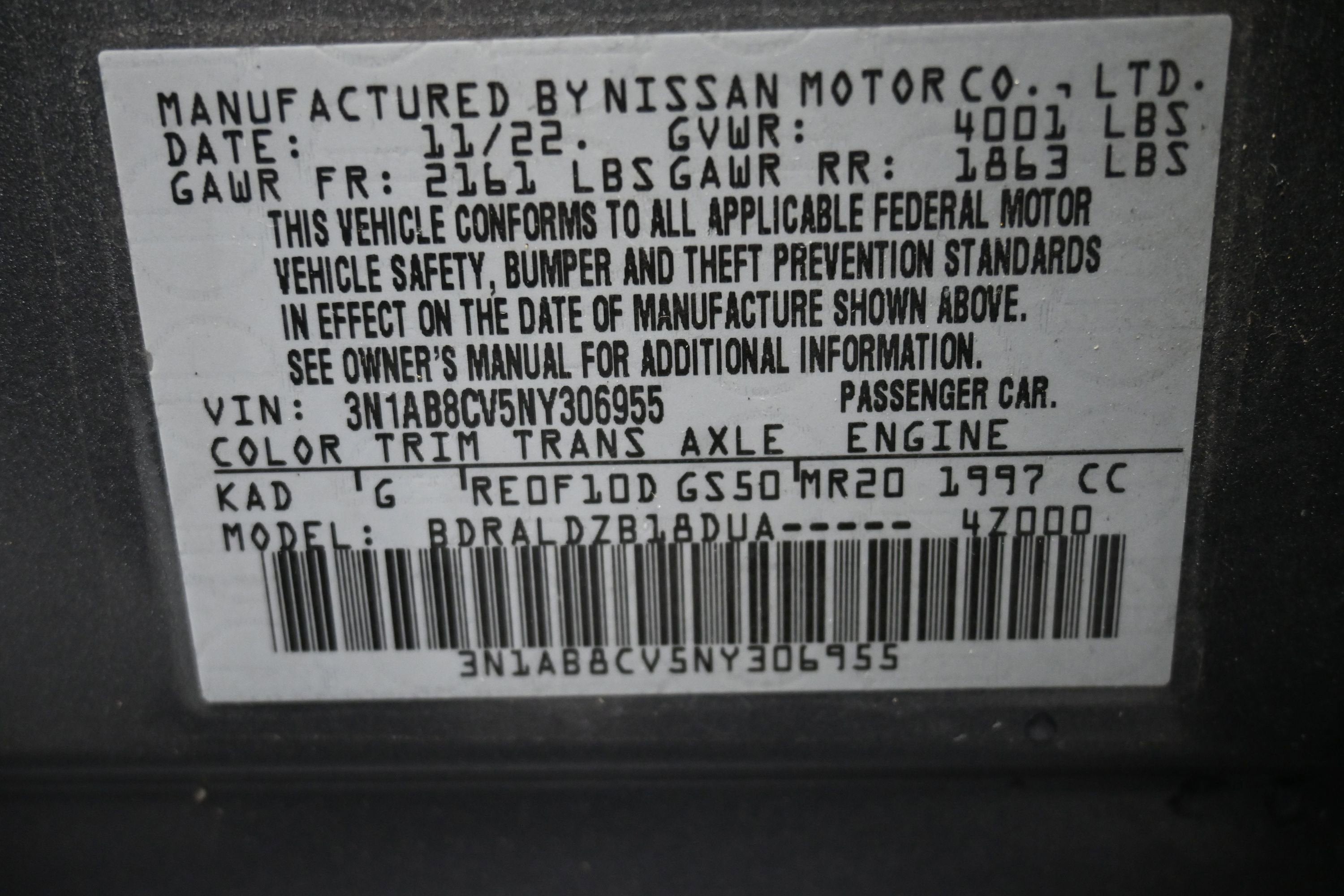 2022 Nissan Sentra SV Xtronic CVT