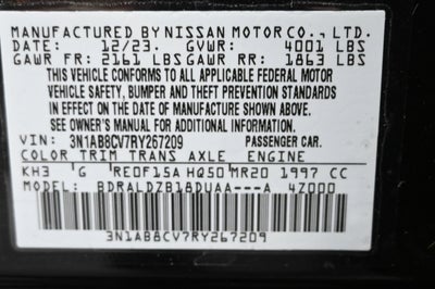 2024 Nissan Sentra SV Xtronic CVT