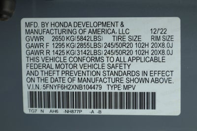 2022 Honda Pilot AWD Special Edition