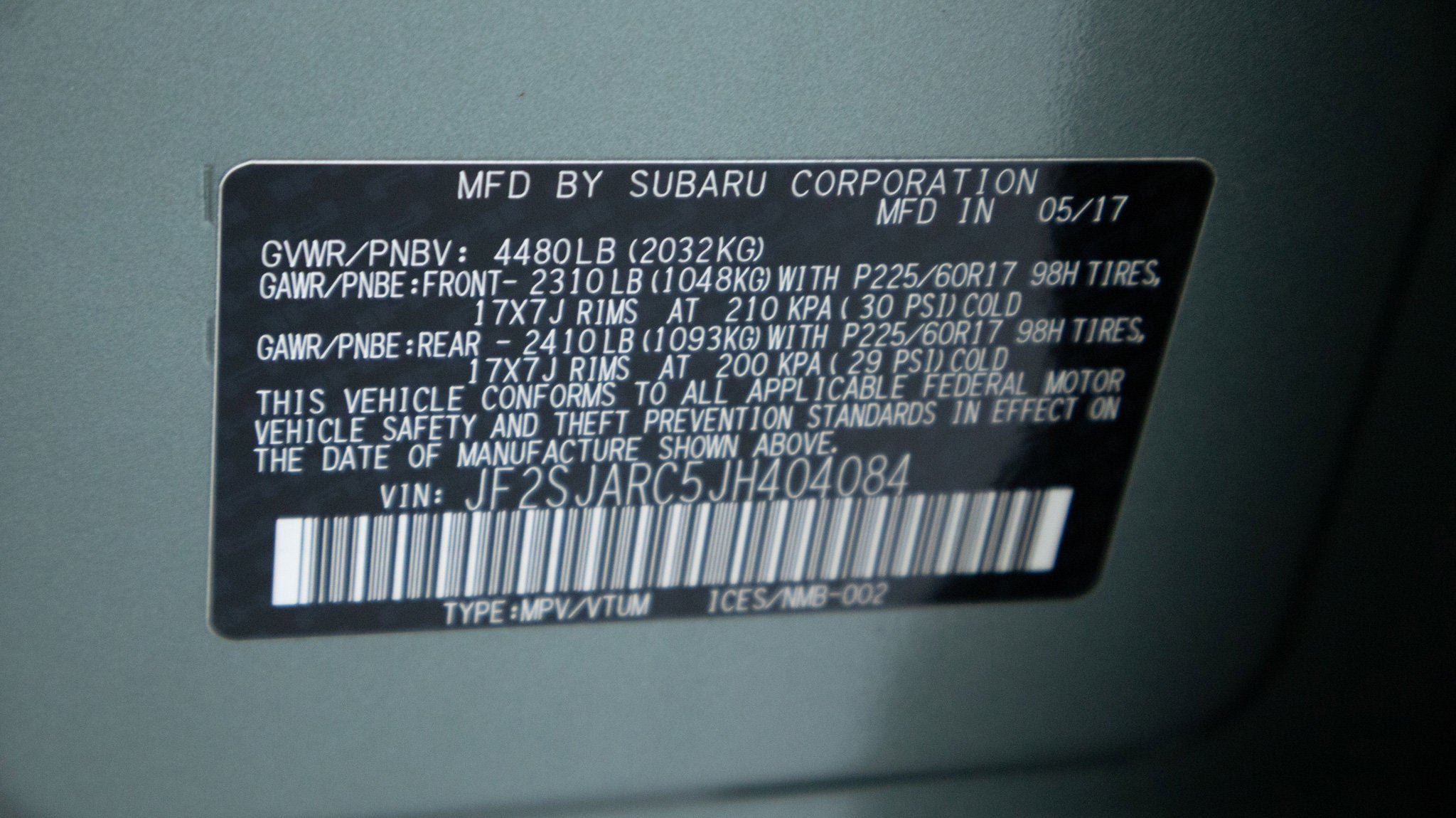 2018 Subaru Forester 2.5i Limited