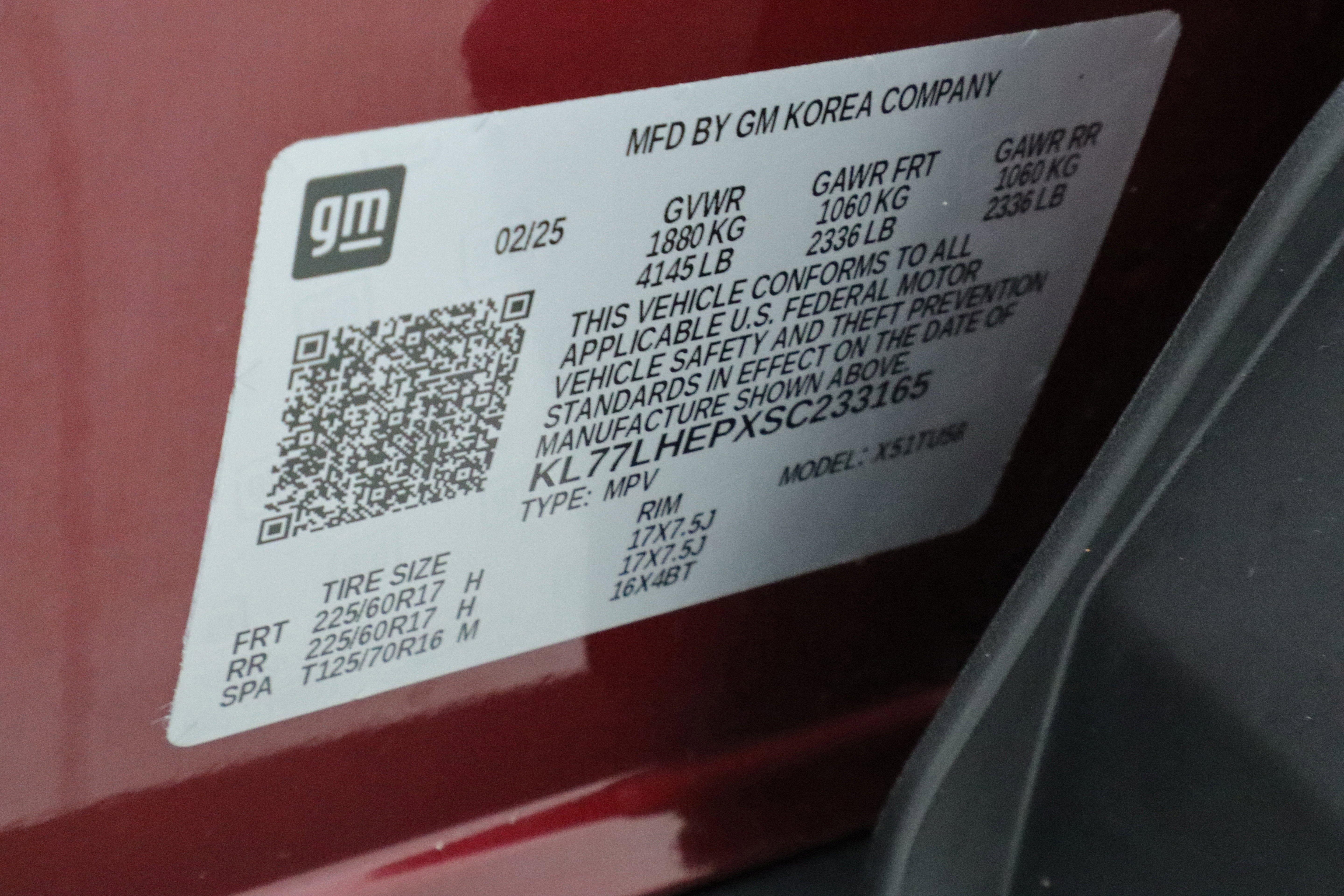 2025 Chevrolet Trax FWD LT