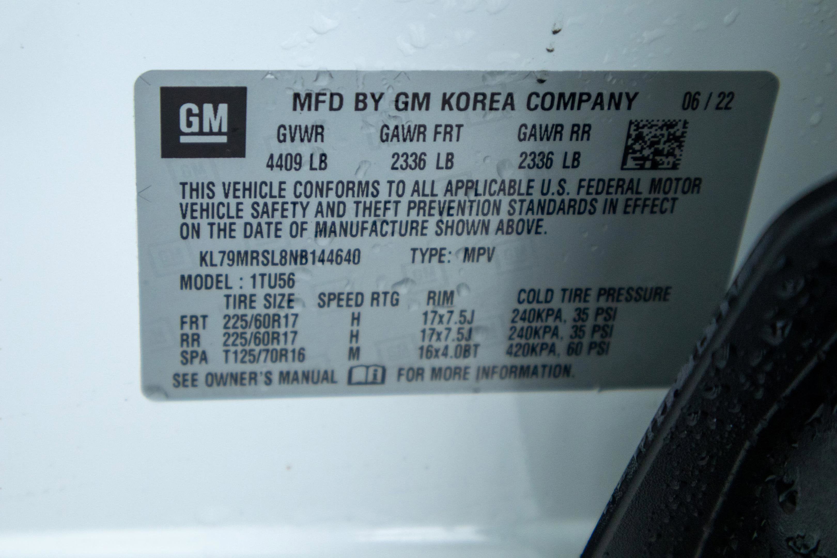 2022 Chevrolet Trailblazer AWD LT