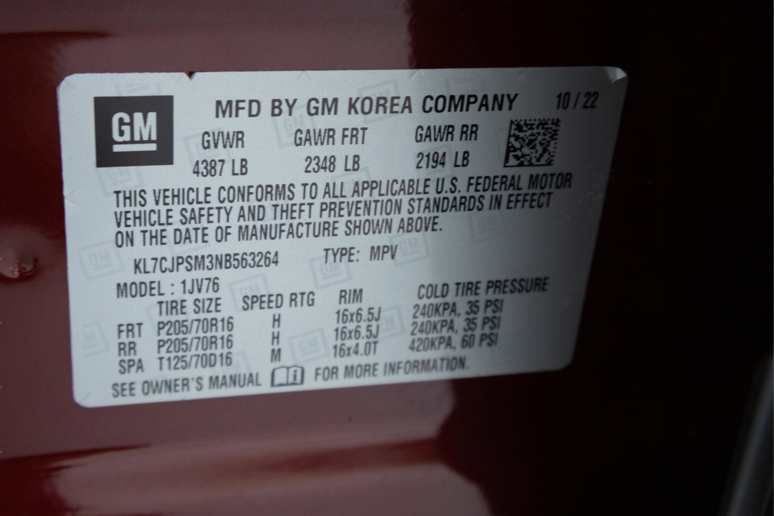 2022 Chevrolet Trax AWD LT