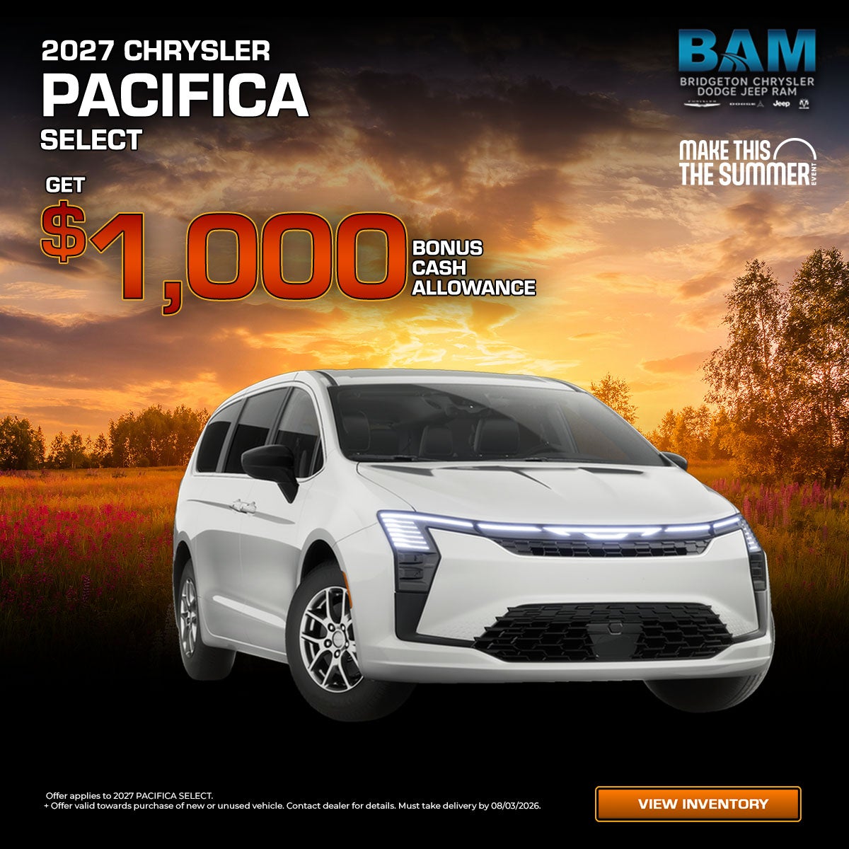 2027 Chrysler PACIFICA SELECT