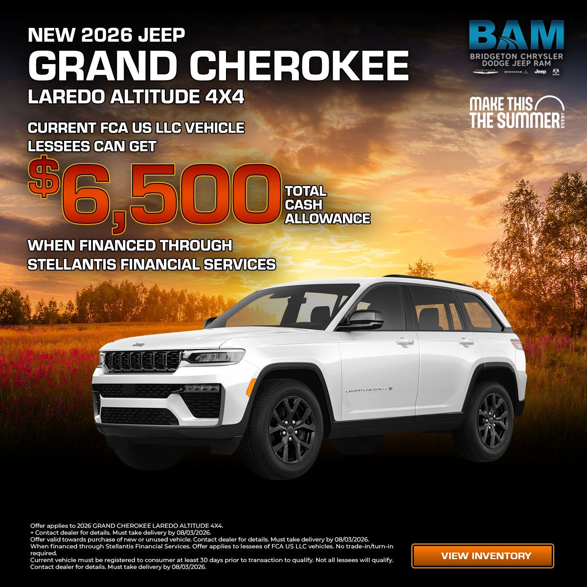 2026 Jeep Grand Cherokee LAREDO ALTITUDE 4X4